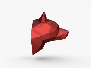 Bear head 3D Print Model