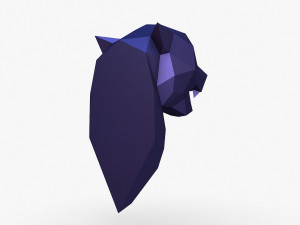 Cheetah head 3D Print Model