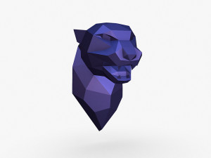 Cheetah head 3D Print Model