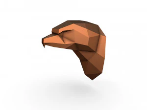 Eagle head 3D Print Model