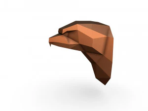 Eagle head 3D Print Model