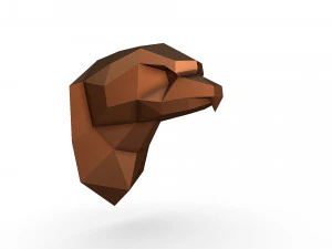 Eagle head 3D Print Model
