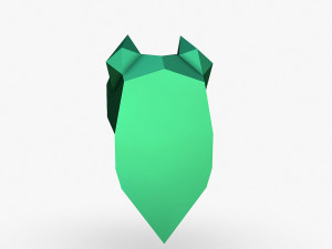 Pitbull head 3D Print Model
