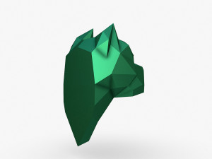 Pitbull head 3D Print Model