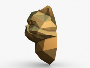 Persian cat head 3D Print Model