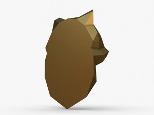 Persian cat head 3D Print Model