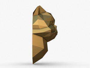 Persian cat head 3D Print Model