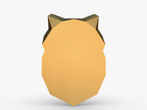 Persian cat head 3D Print Model