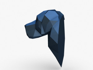 Great Dane head 3D प्रिंट मॉडल