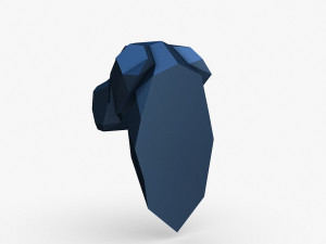 Great Dane head 3D प्रिंट मॉडल