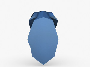 Great Dane head 3D प्रिंट मॉडल