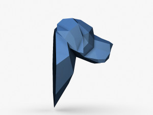 Great Dane head 3D प्रिंट मॉडल