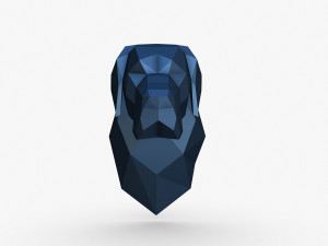 Great Dane head 3D प्रिंट मॉडल