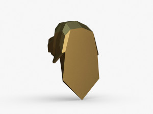 Golden retriever head Modelo de impresión 3D