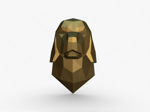 Golden retriever head Modelo de impresión 3D