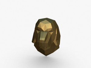 Golden retriever head Modelo de impresión 3D