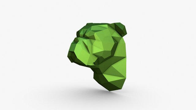 English bulldog head 3D Print Model .c4d .max .obj .3ds .fbx .stl .blend 