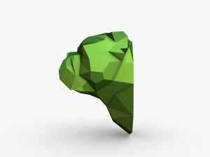 English bulldog head 3D Print Model
