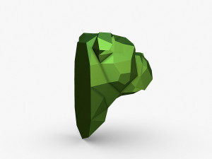 English bulldog head 3D Print Model