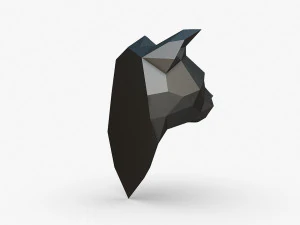 猫头 3D 打印模型