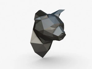 猫头 3D 打印模型