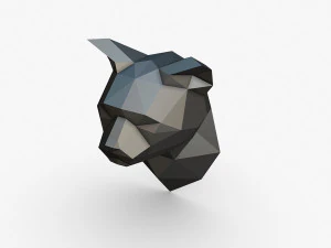 猫头 3D 打印模型