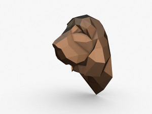 Bloodhound head 3D Print Model