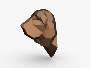 Bloodhound head 3D 打印模型
