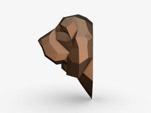 Bloodhound head 3D 打印模型