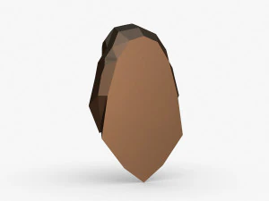 Bloodhound head 3D Print Model