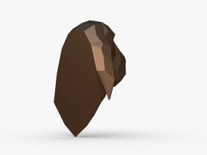 Bloodhound head 3D 打印模型