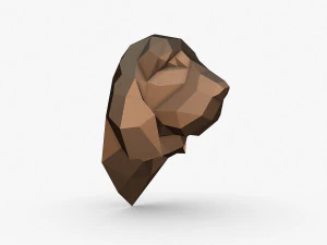 Bloodhound head 3D Print Model