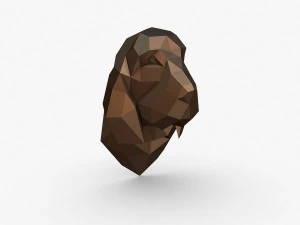 Bloodhound head 3D Print Model