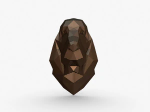 Bloodhound head 3D Print Model