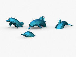 Dolphin figure Modello di stampa 3D
