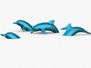 Dolphin figure Modello di stampa 3D
