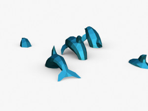 Dolphin figure Modello di stampa 3D