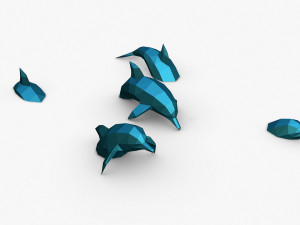 Dolphin figure Modello di stampa 3D