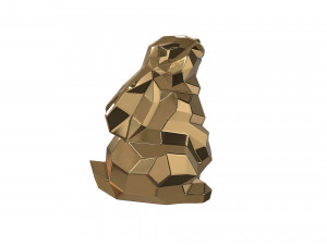 Hare figure 3D Print Model