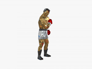 Muhammad Ali 3D-Druckmodell