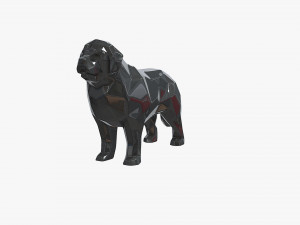 Newfoundland terre neuve dog 3D-Druckmodell