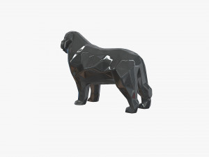 Newfoundland terre neuve dog 3D-Druckmodell
