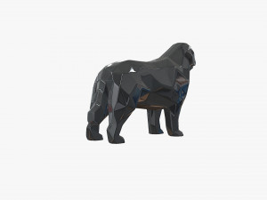 Newfoundland terre neuve dog 3D-Druckmodell