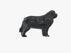 Newfoundland terre neuve dog 3D-Druckmodell