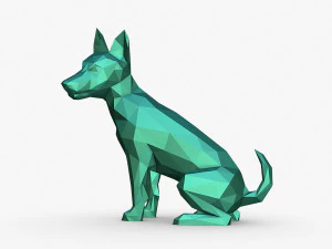 Jack russell terrier dog 3D Print Model