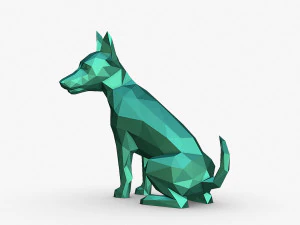 Jack russell terrier dog 3D Print Model