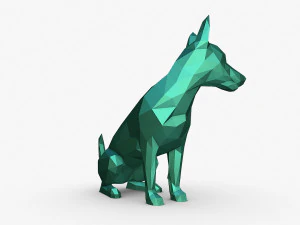 Jack russell terrier dog 3D Print Model