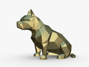American Bully 3D Print Model