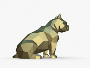 American Bully 3D Print Model