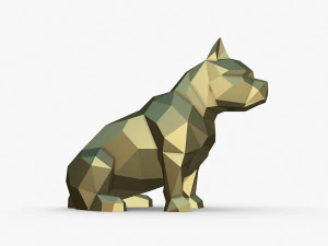 American Bully 3D Print Model